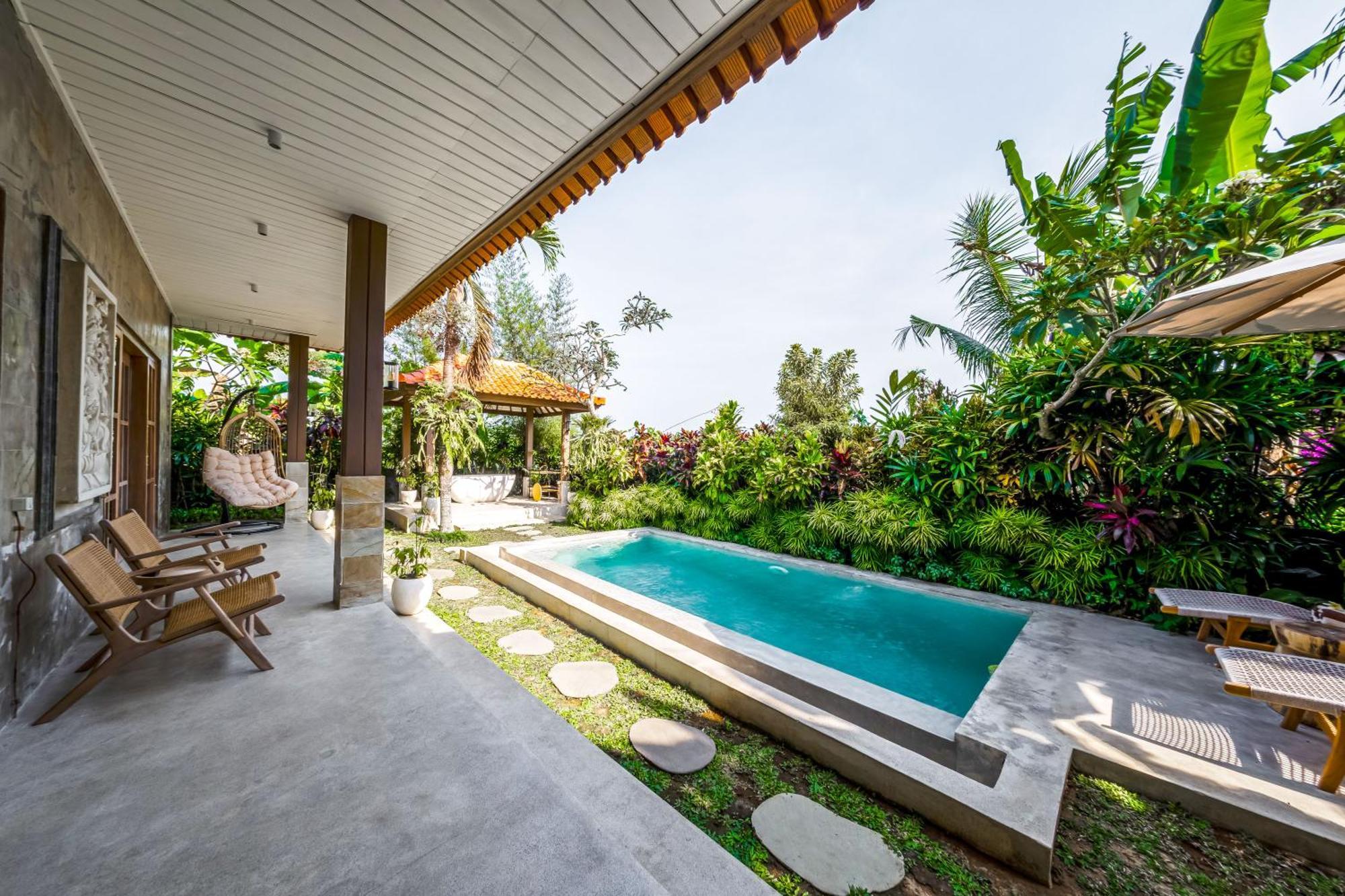 Nyaman Villas By Evdekimi Ubud Chambre photo
