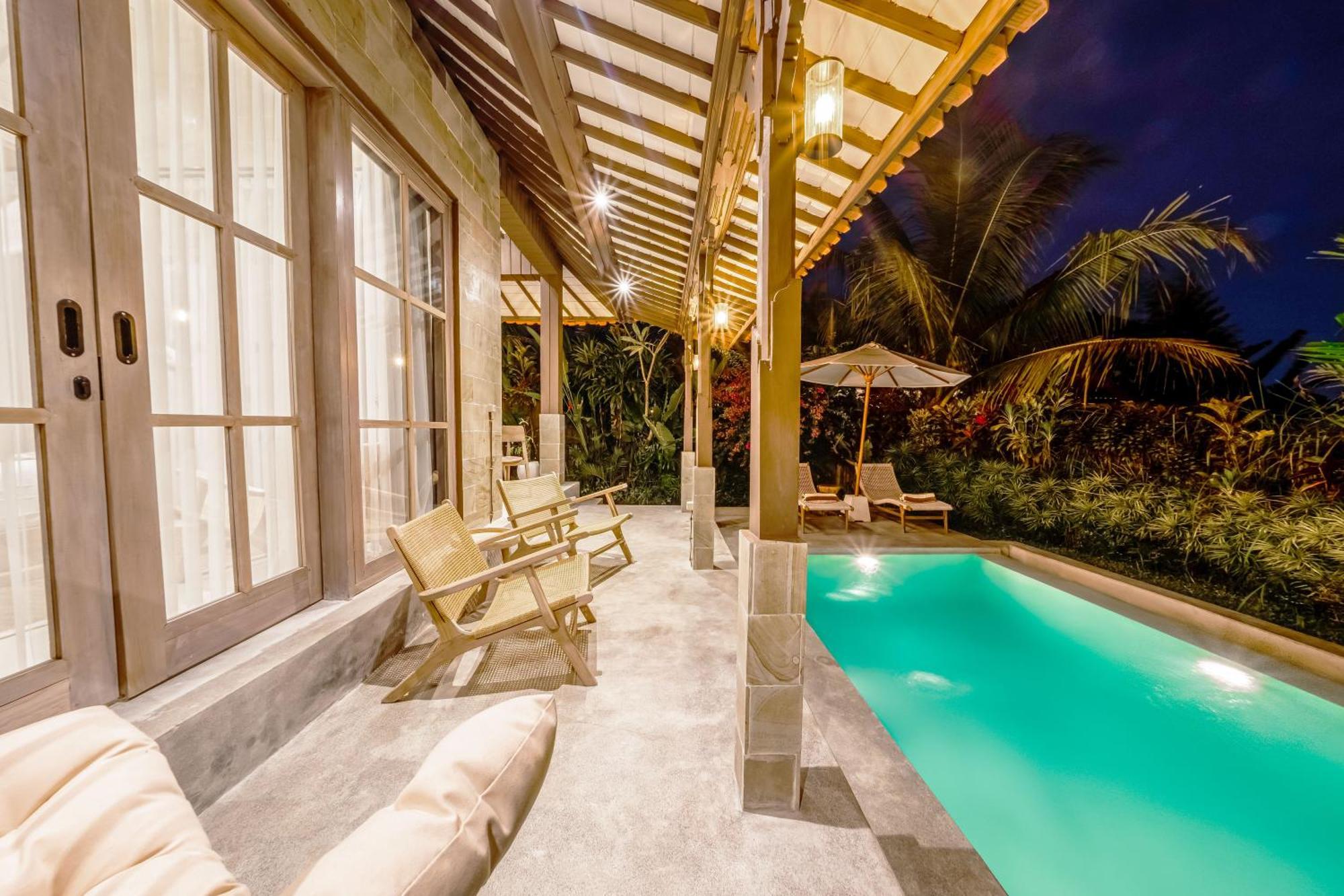 Nyaman Villas By Evdekimi Ubud Chambre photo