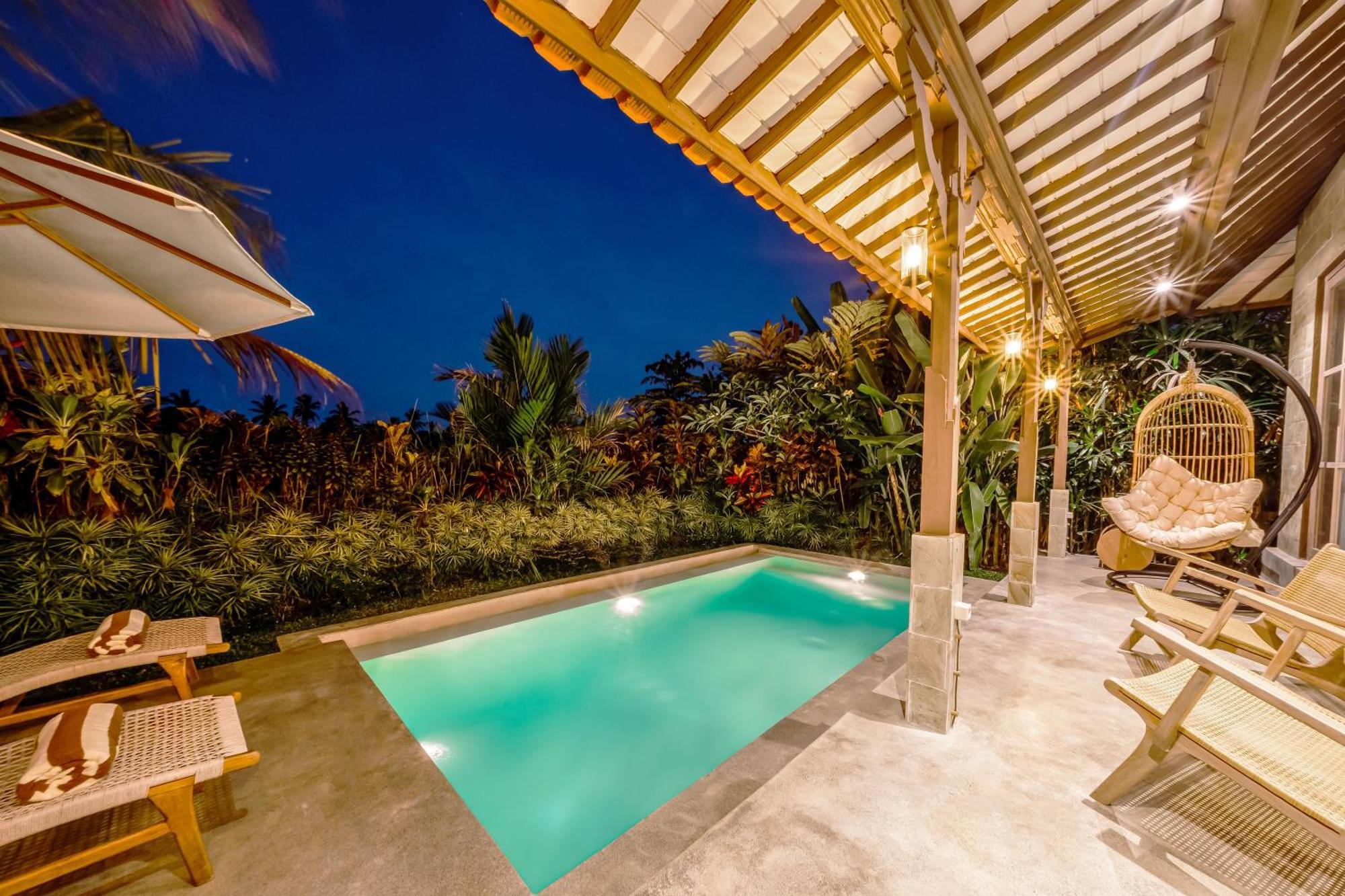Nyaman Villas By Evdekimi Ubud Chambre photo
